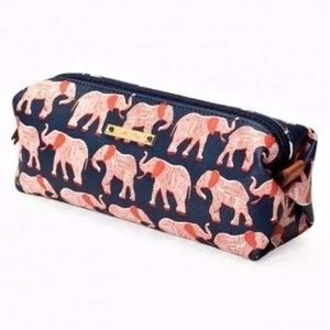 Stella Dot Bags Stella Dot Slim Pouf Elephant Cosmetic Bag Poshmark